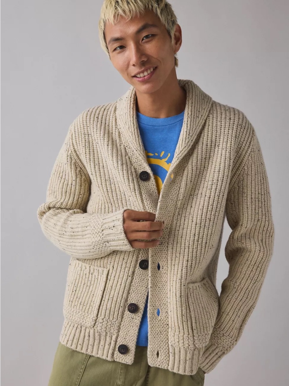 Schott Donegal Wool Cardigan